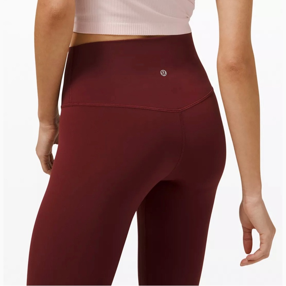 lululemon Align™ High-Rise Pant 25" 6 Red Merlot